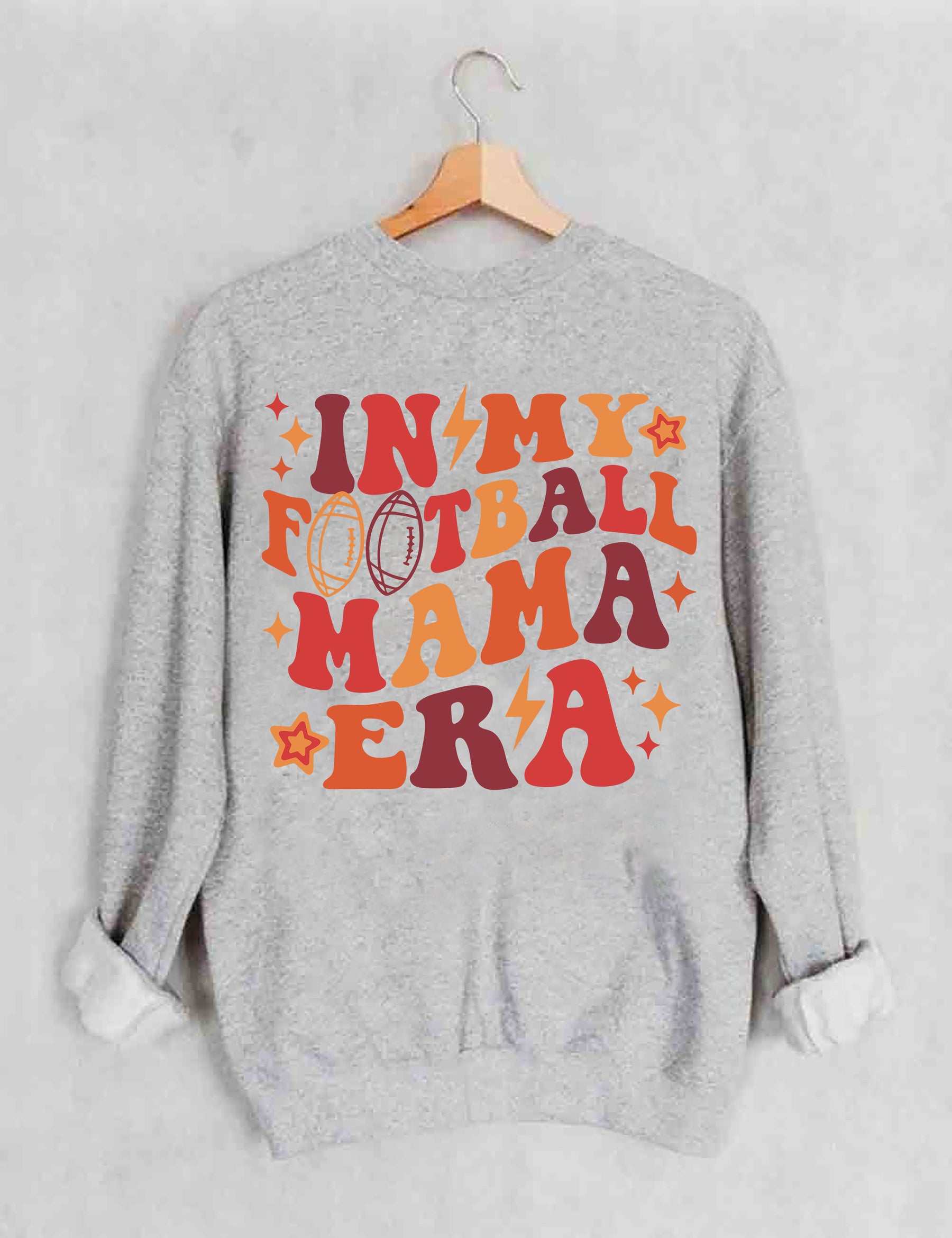 Dans mon sweat-shirt Football Mama Era