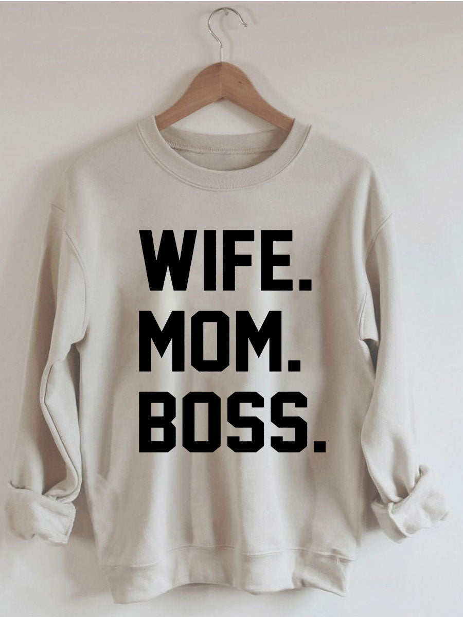 Sweat-shirt Femme Maman Patron
