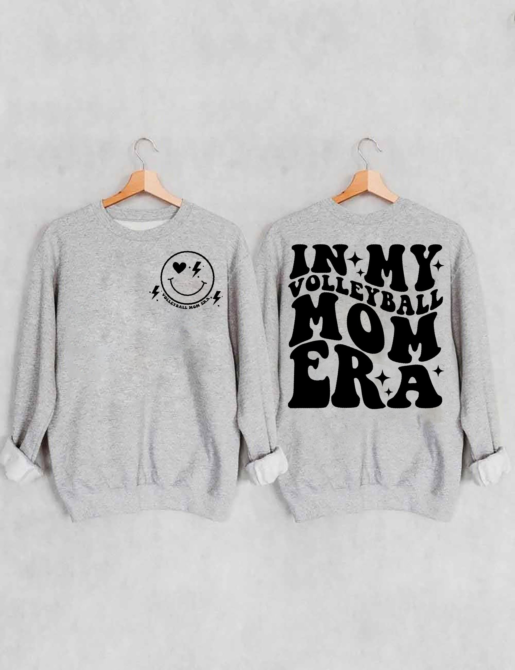 Dans mon sweat-shirt de l’ère de ma maman de volley-ball