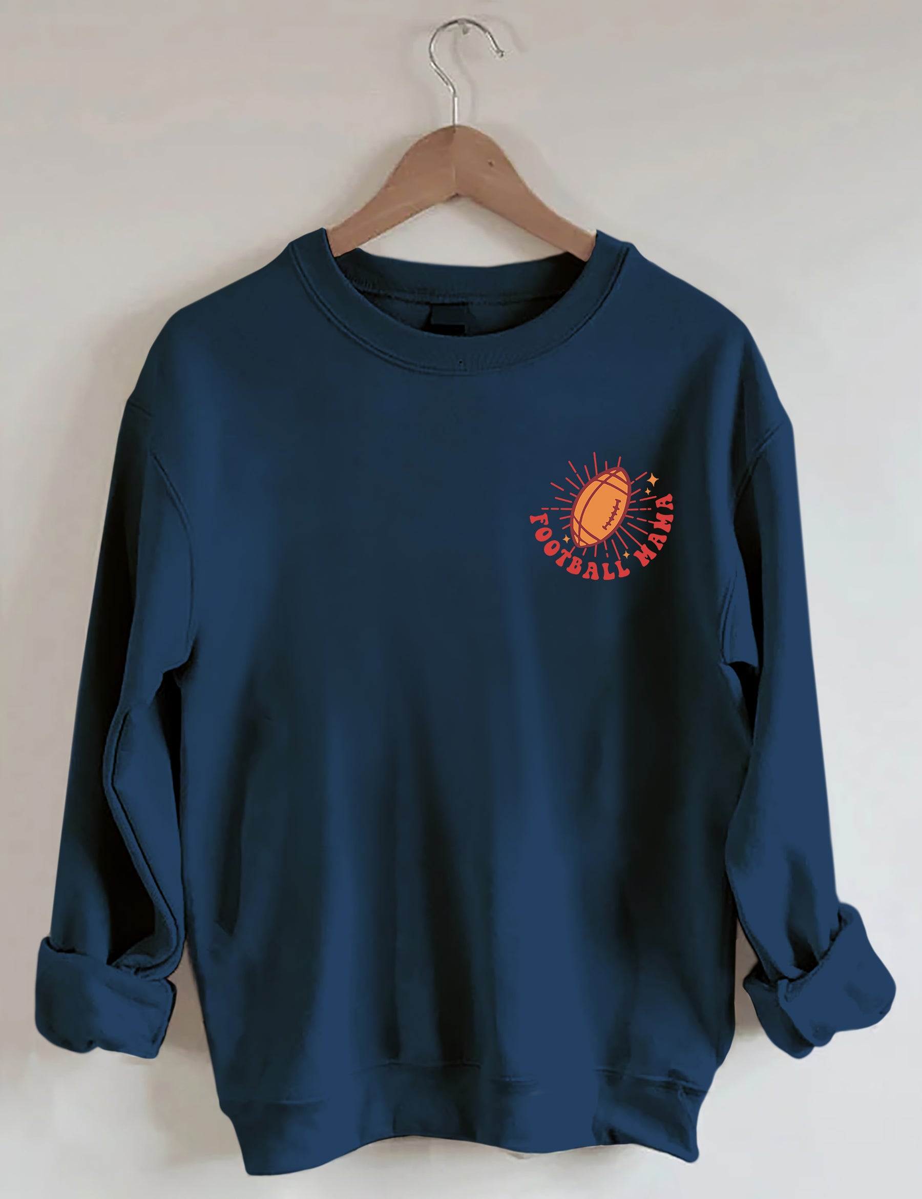 Dans mon sweat-shirt Football Mama Era