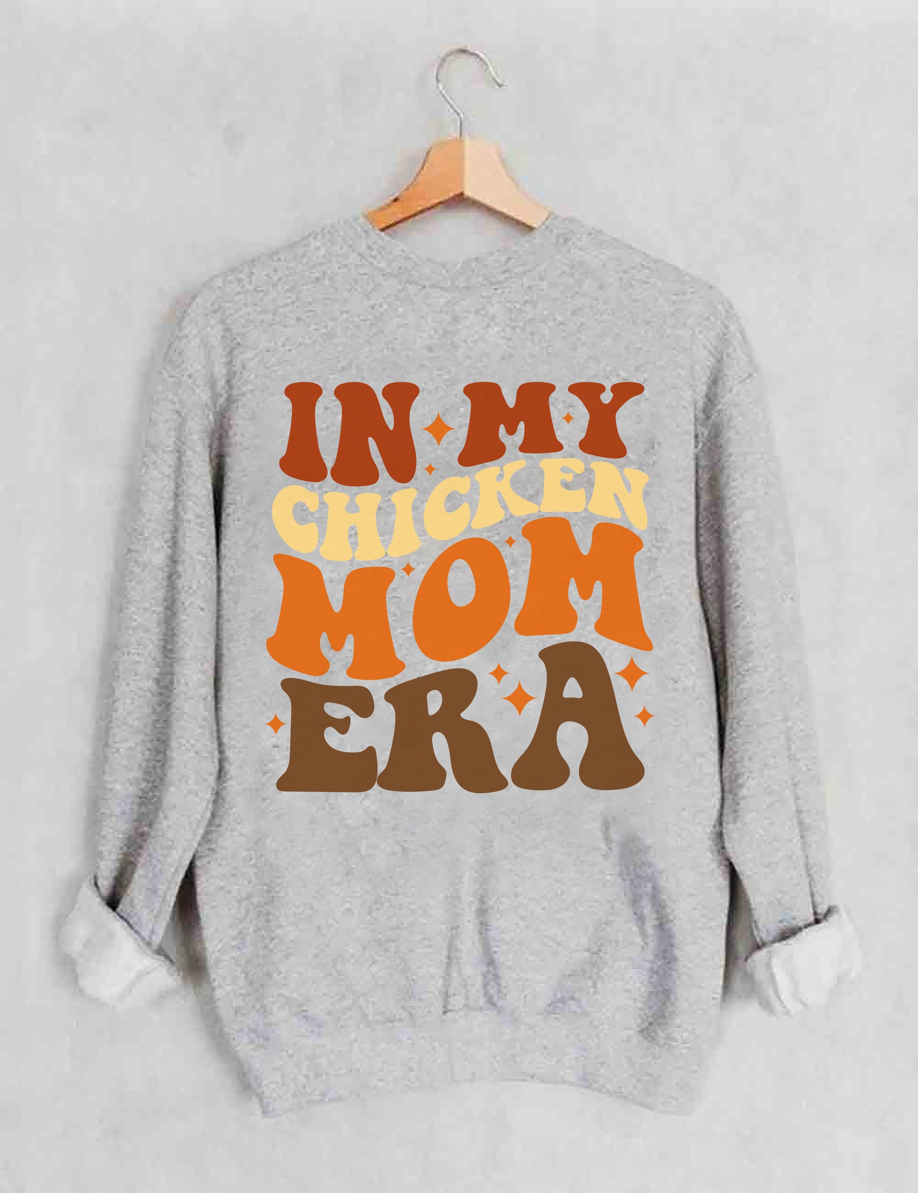 Sweat-shirt Dans mon ère de maman de poulet