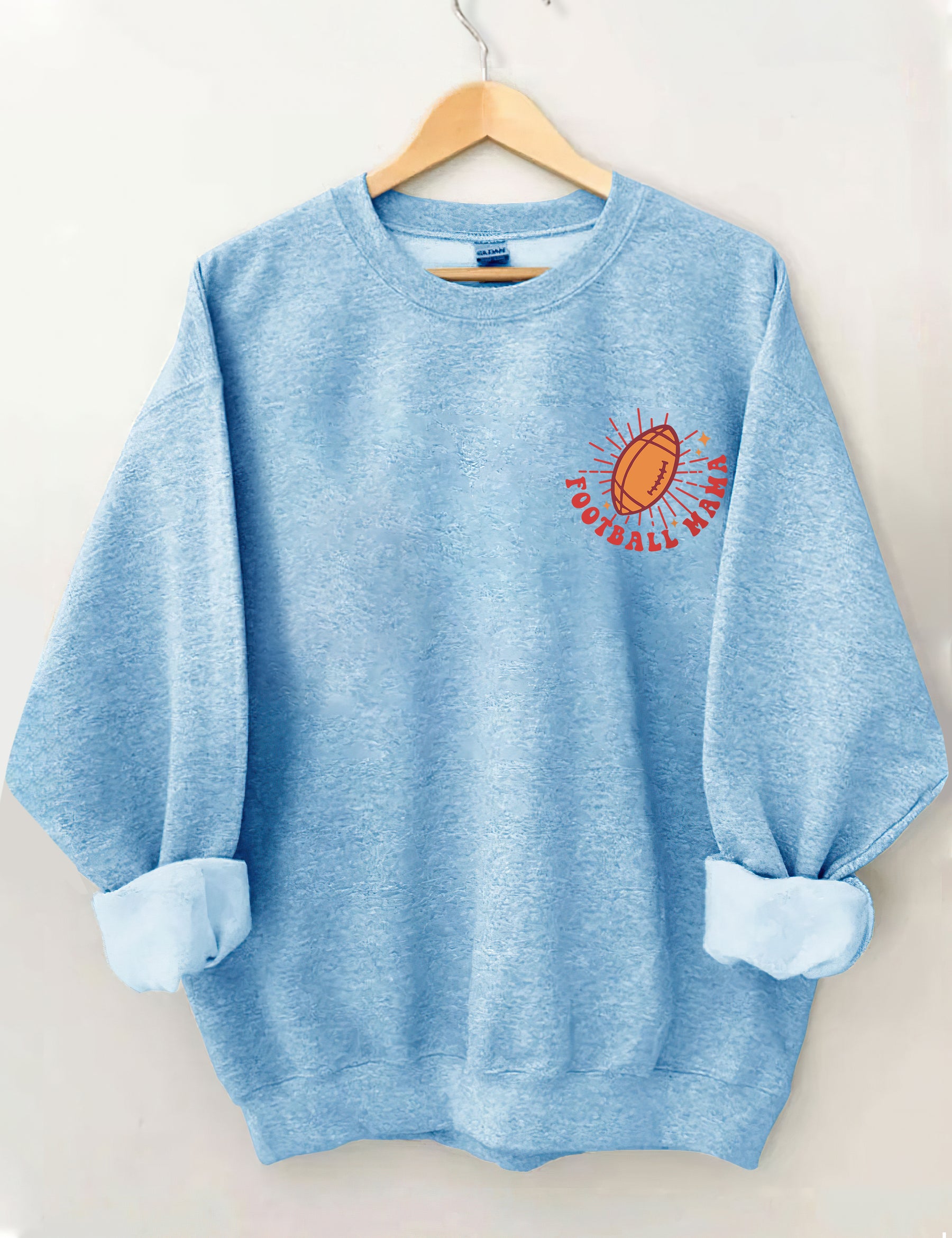 Dans mon sweat-shirt Football Mama Era