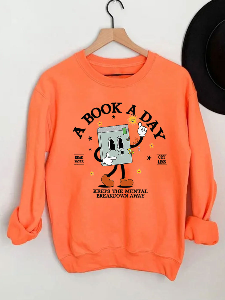 Ein Buch-ein-Tag-Sweatshirt