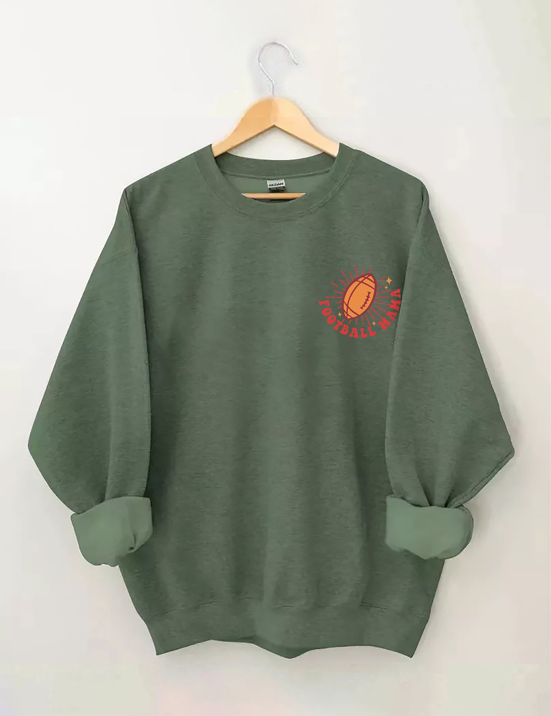 Dans mon sweat-shirt Football Mama Era