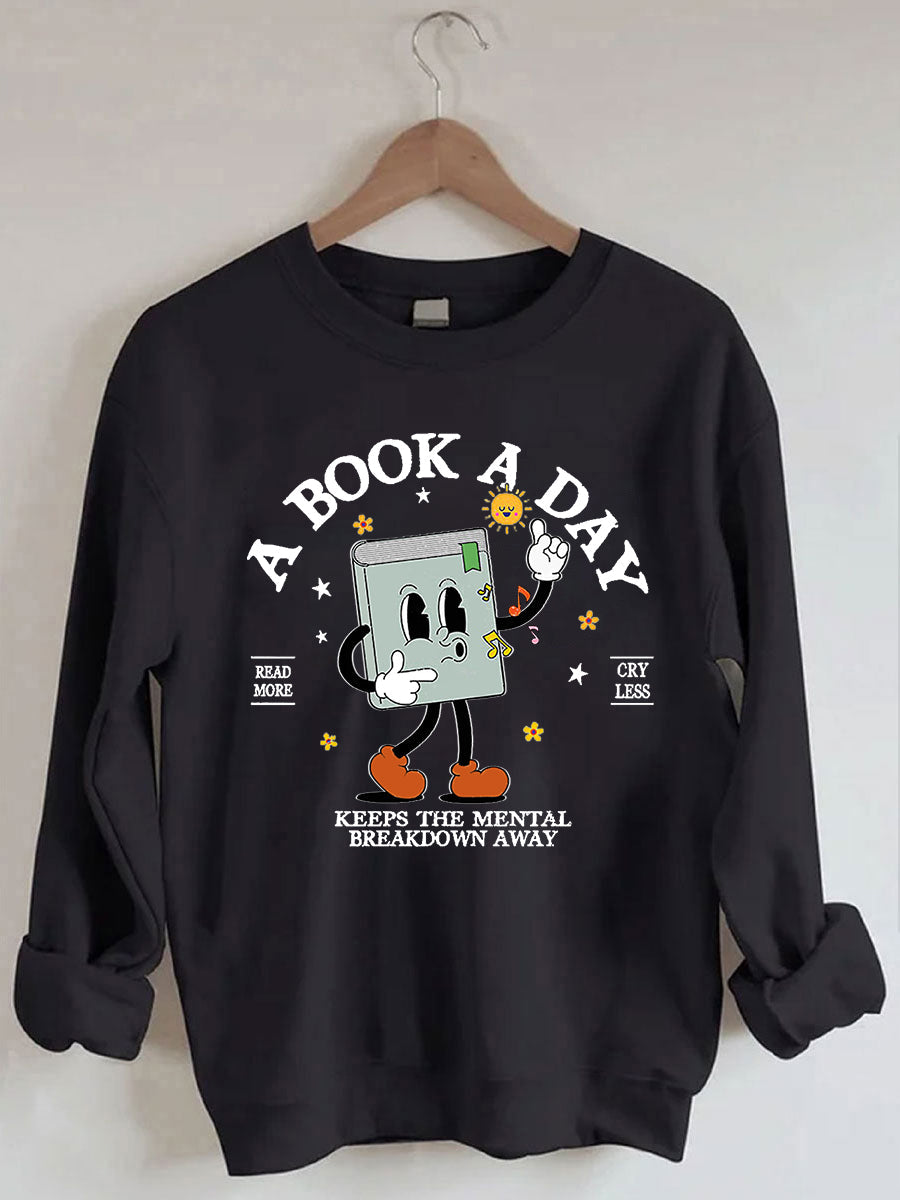 Ein Buch-ein-Tag-Sweatshirt