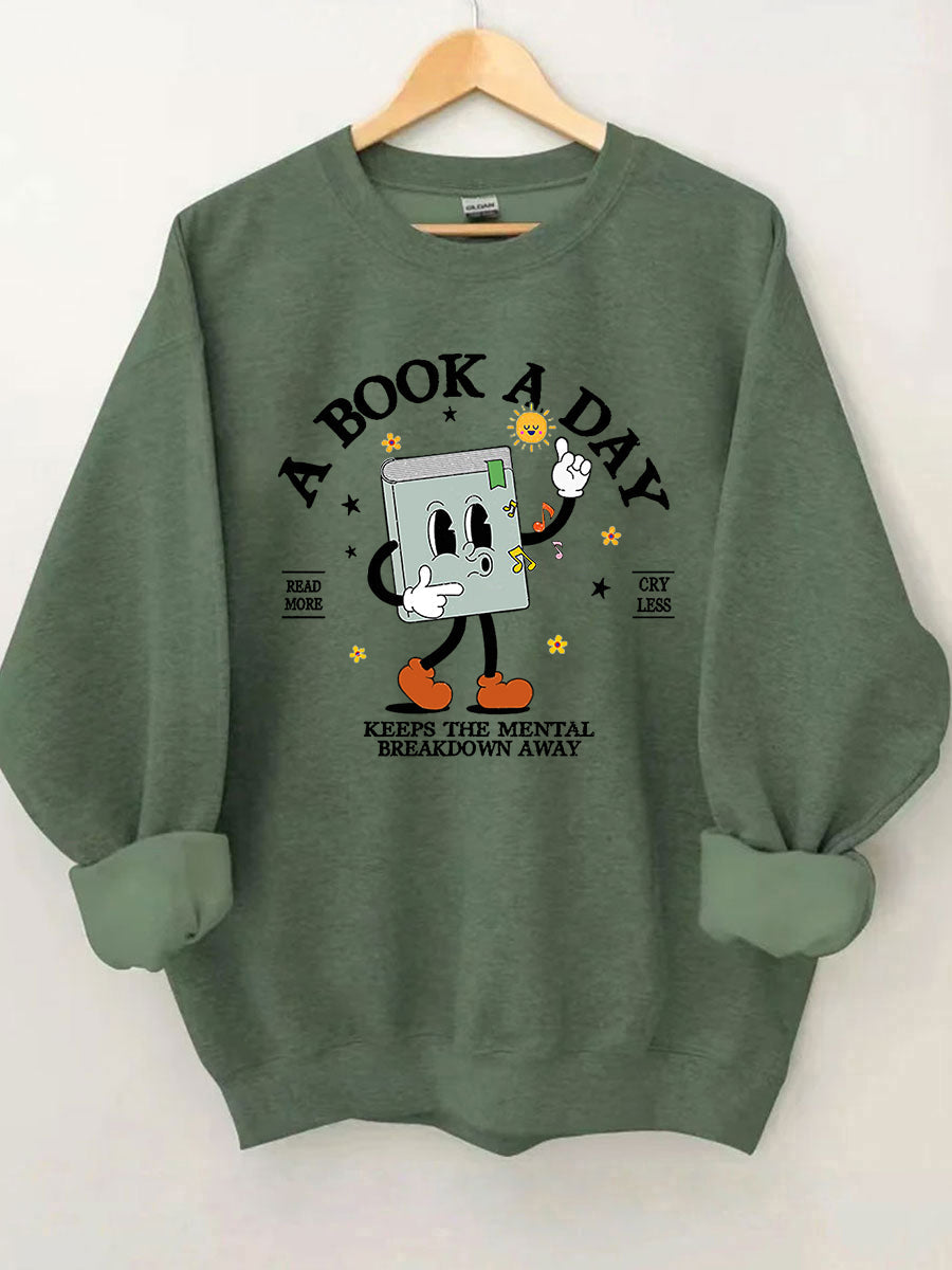 Ein Buch-ein-Tag-Sweatshirt