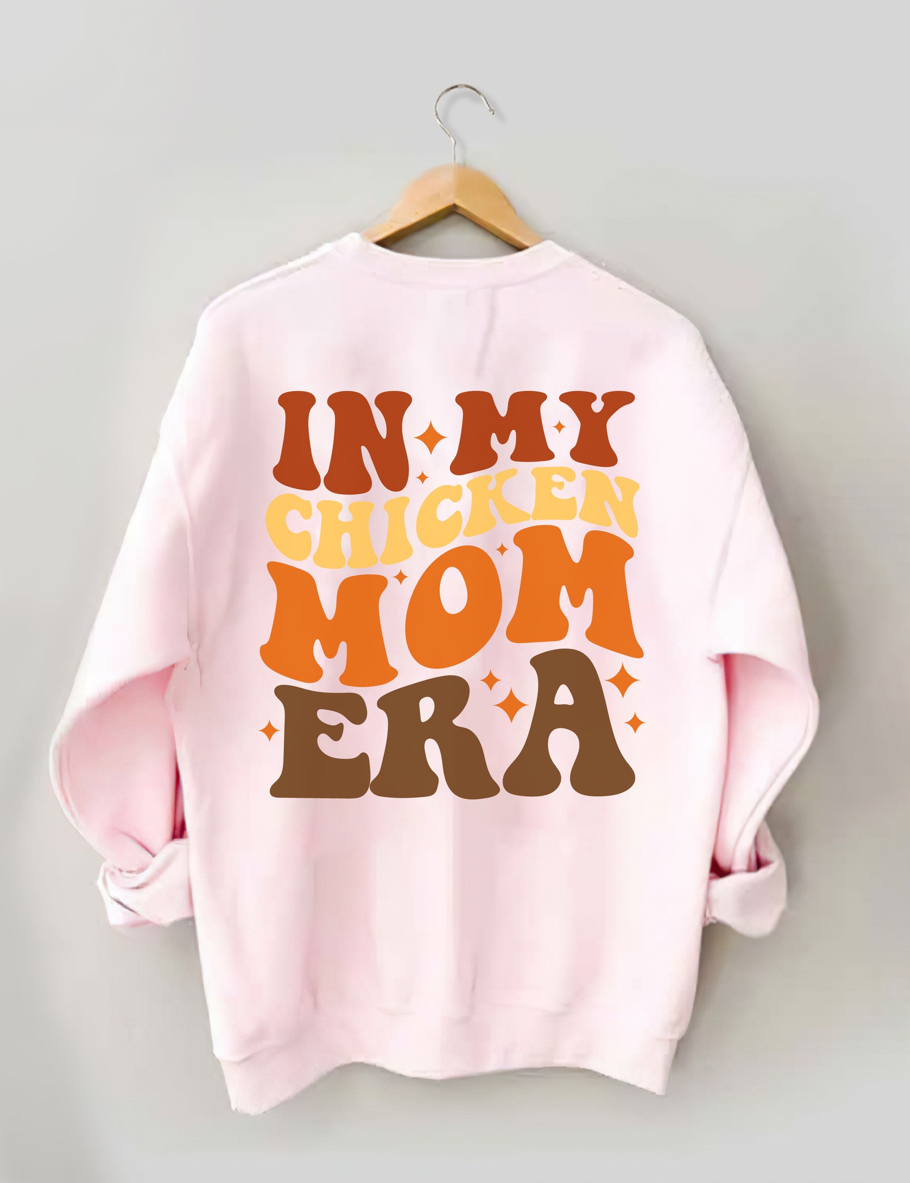Sweat-shirt Dans mon ère de maman de poulet