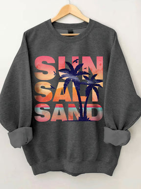Sweat-shirt Soleil Sel Sable