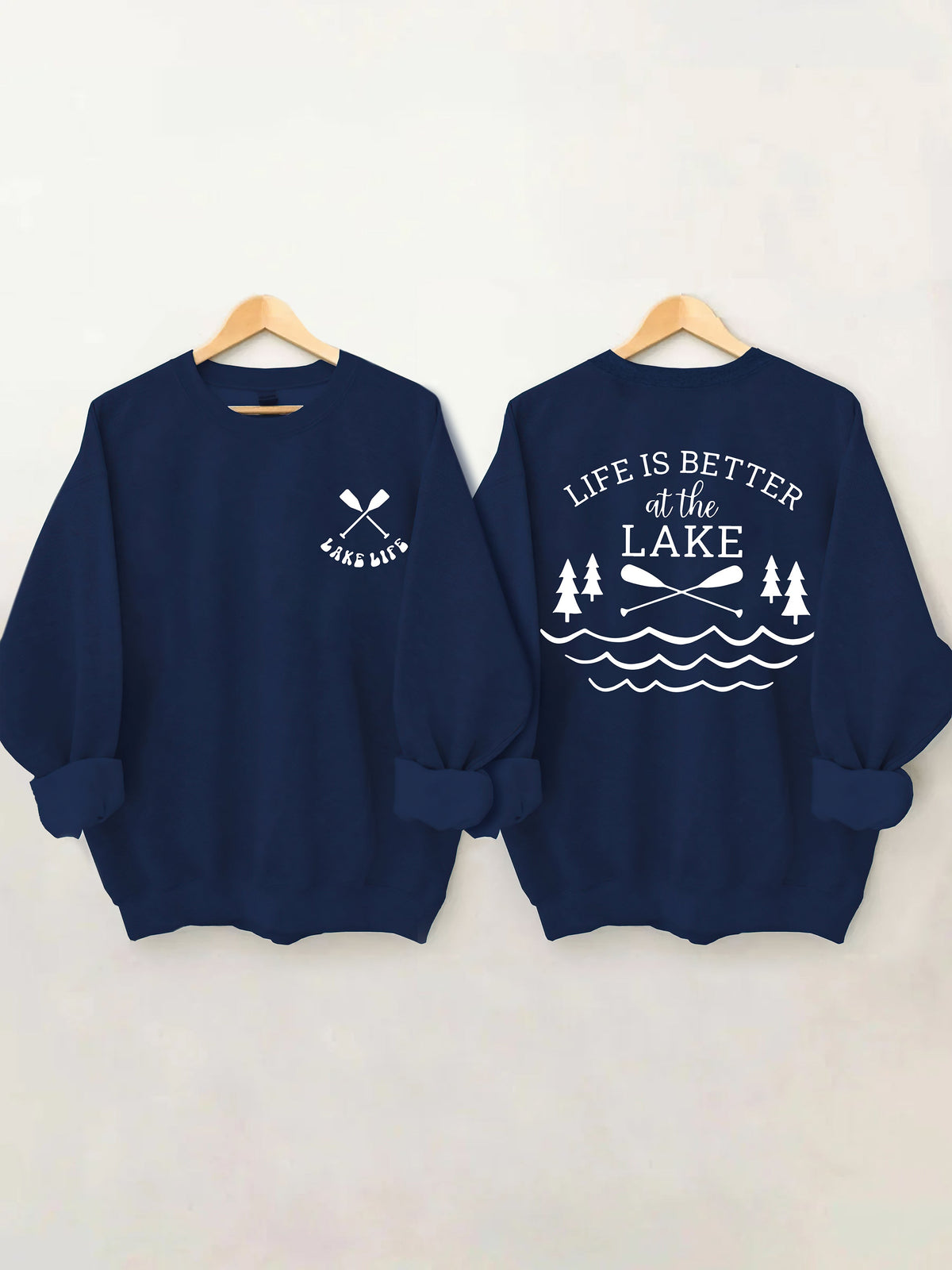 La vie est meilleure au sweat-shirt du lac