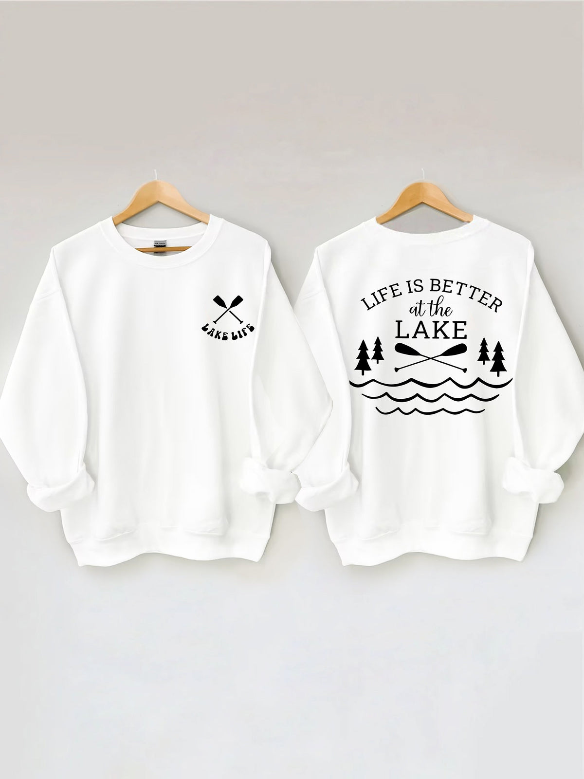 La vie est meilleure au sweat-shirt du lac