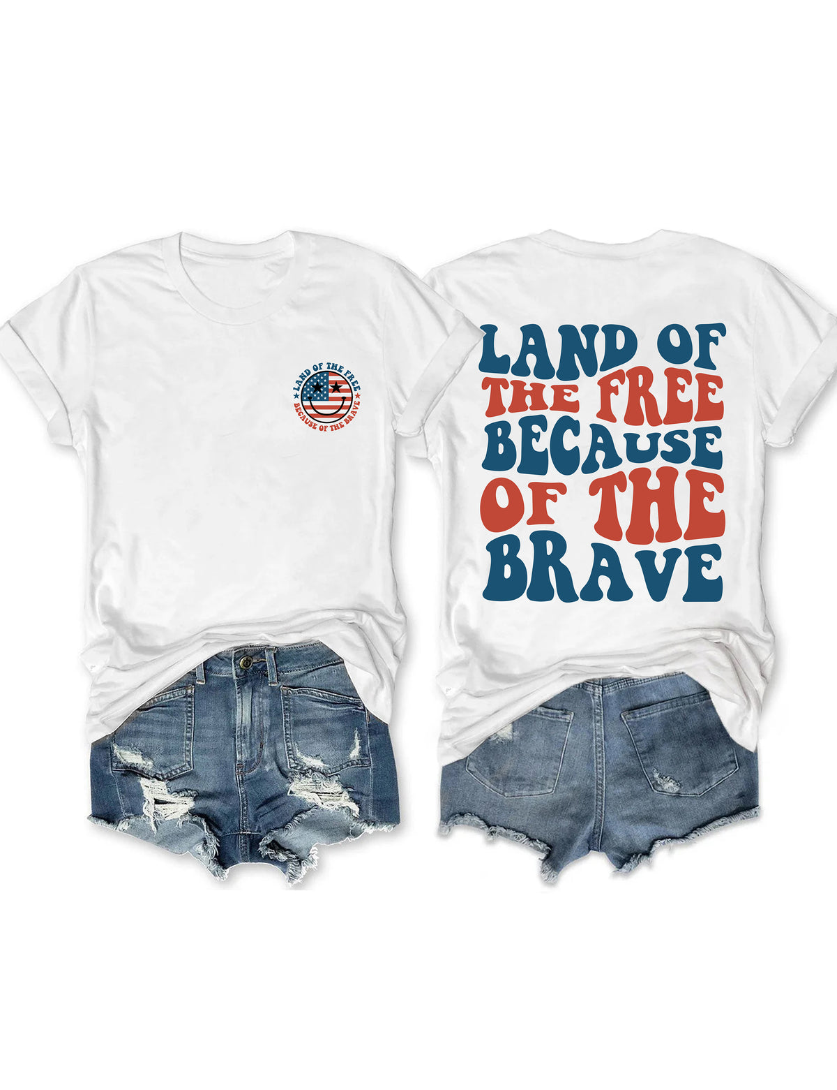 T-shirt America Land Of The Free grâce au courageux