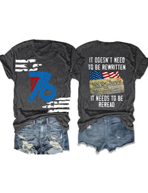 T-shirt Nous, le peuple, 4 juillet 1776