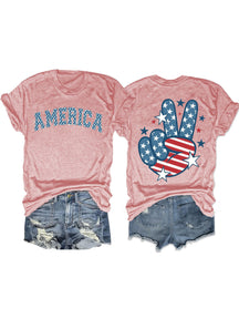T-shirt drapeau américain