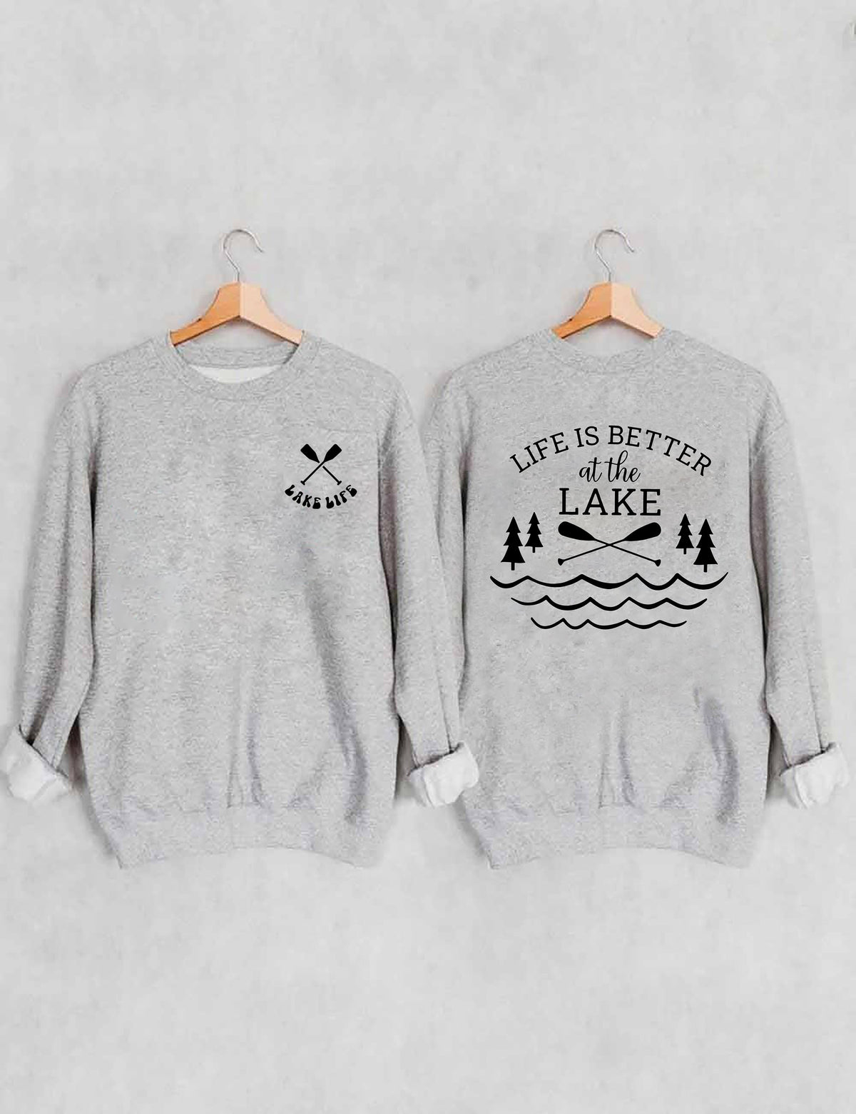 La vie est meilleure au sweat-shirt du lac