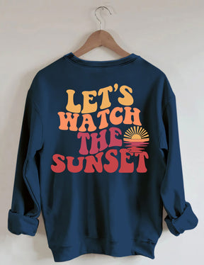 Regardons le sweat-shirt Sunset