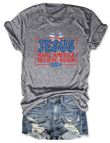 T-shirt Faire croire à nouveau à l’Amérique