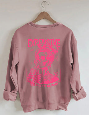Sweat-shirt cher, difficile et parle en retour