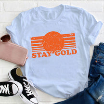 T-shirt de professeur Stay Gold