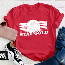 T-shirt de professeur Stay Gold