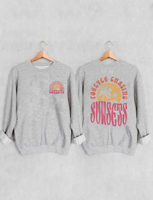 Sweat-shirt Forever Chasing Sunsets