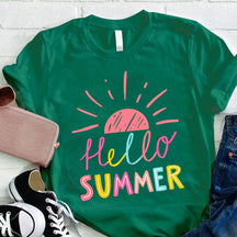 T-shirt Bonjour professeur d’été