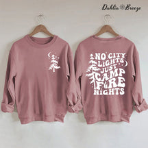 Camp Life - Sweat-shirt imprimé arbre de vie et lettres