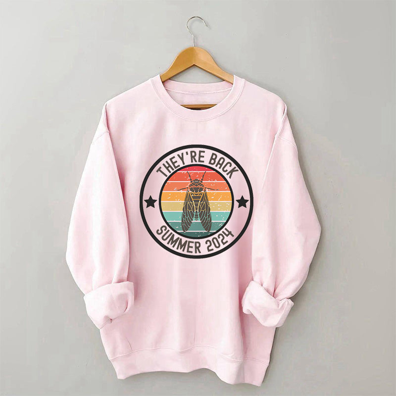Sweat-shirt Amoureux des Insectes Cigale