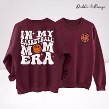 Dans mon basket-ball Mom Era Sport Mom Crewneck Sweatshirt