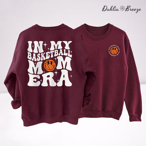 Dans mon basket-ball Mom Era Sport Mom Crewneck Sweatshirt