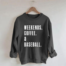 Sweat-shirt café et baseball du week-end