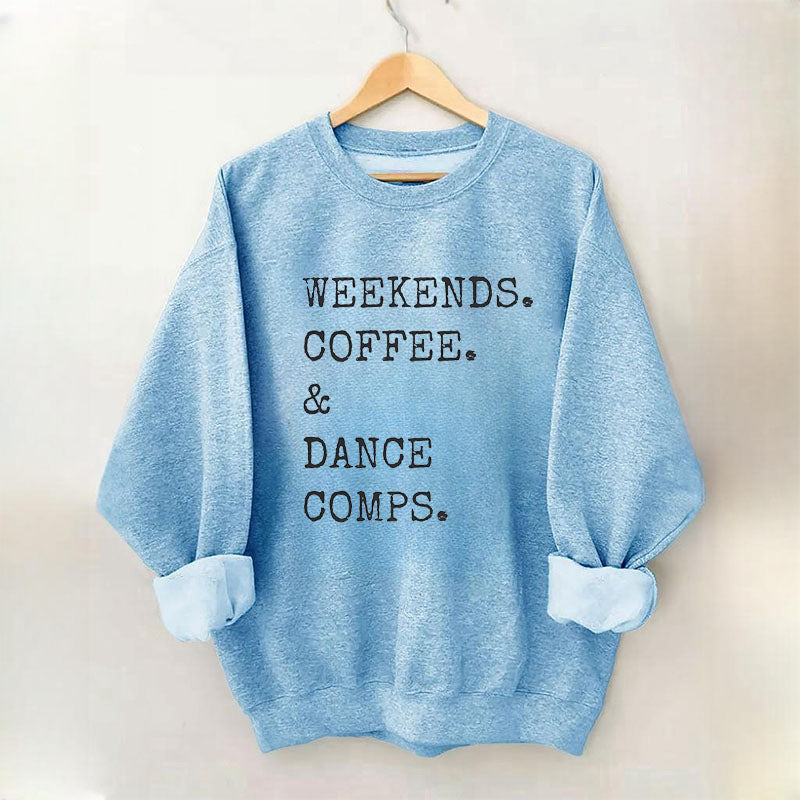 Sweat-shirt du concours de café et de danse du week-end