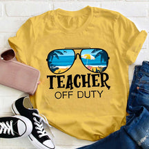 T-shirt d'enseignant hors service