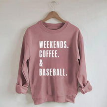 Sweat-shirt café et baseball du week-end