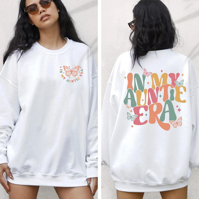 In meiner Tante-Ära-Sweatshirt mit Rundhalsausschnitt
