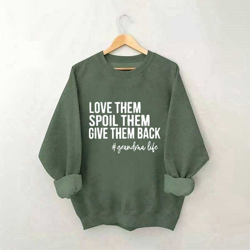 Aimez-les, gâtez-les, rendez-leur le sweat-shirt