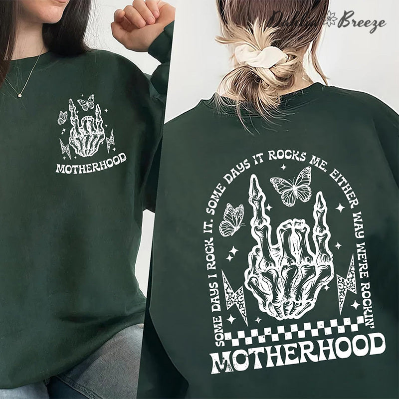 Maternité Certains jours, je le berce certains jours Sweat-shirt