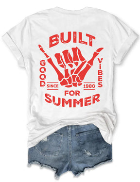 T-shirt conçu pour l'été