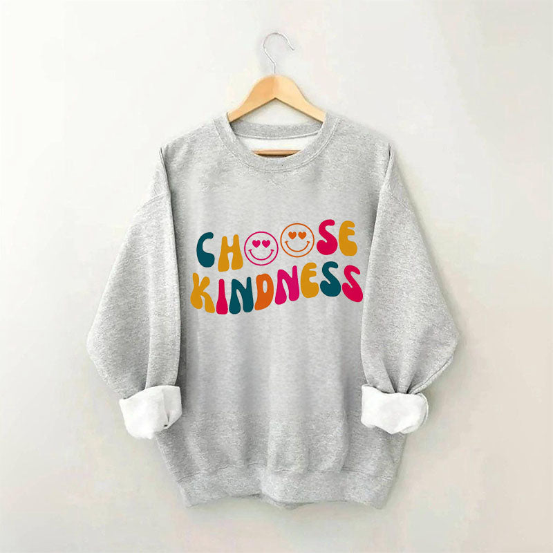 Wählen Sie das Kindness Smiley Face Sweatshirt