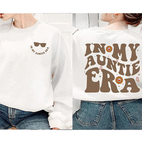 In meiner Tante-Ära-Sweatshirt mit Glasdruck