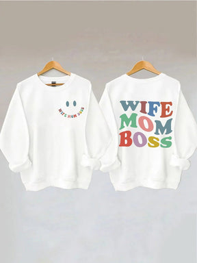 Sweat-shirt Femme Maman Patron
