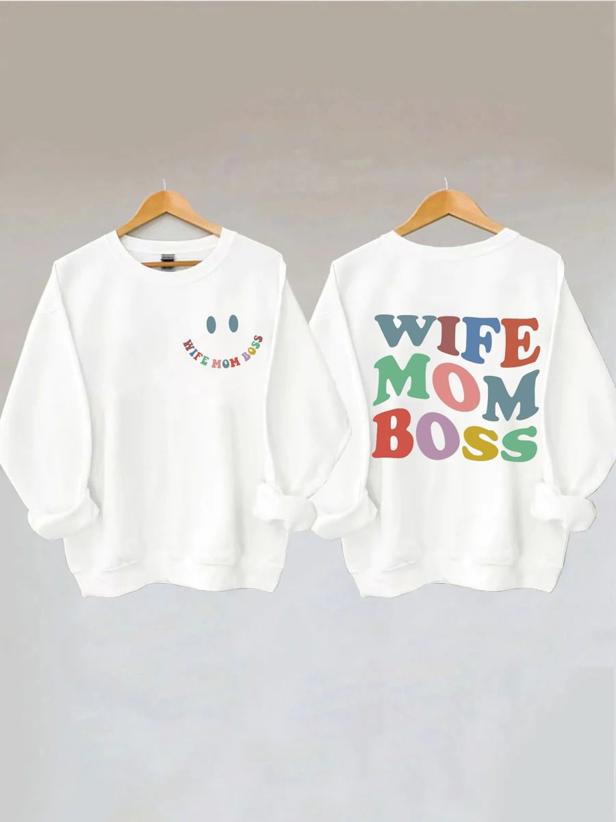 Sweat-shirt Femme Maman Patron