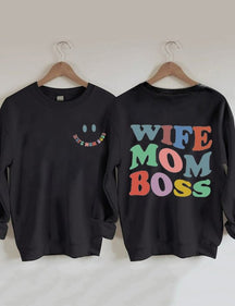Sweat-shirt Femme Maman Patron