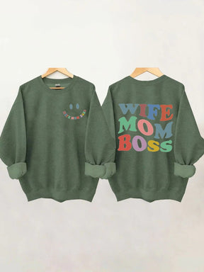 Sweat-shirt Femme Maman Patron