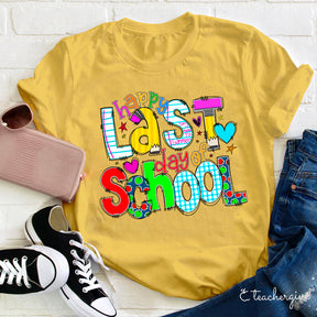 T-shirt Joyeux dernier jour d'enseignant