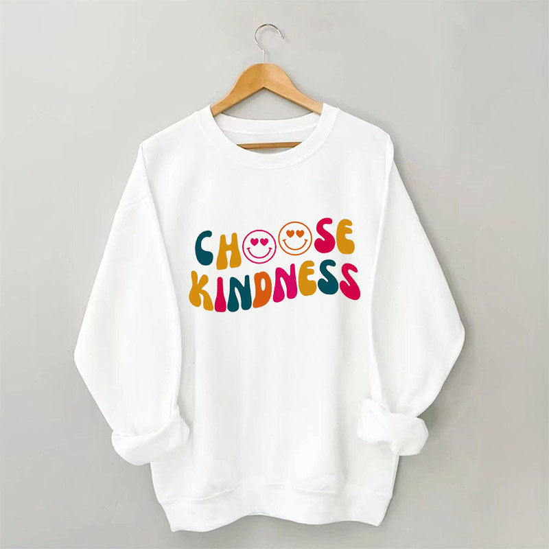 Wählen Sie das Kindness Smiley Face Sweatshirt
