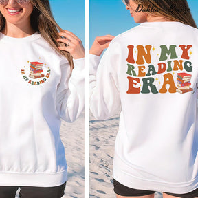 Sweat-shirt à col rond In My Reading Era