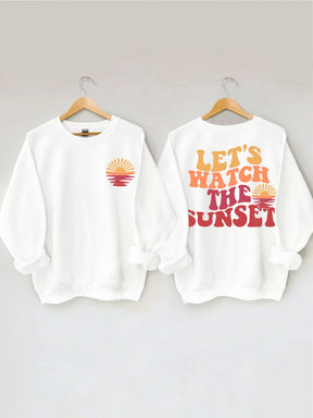 Regardons le sweat-shirt Sunset