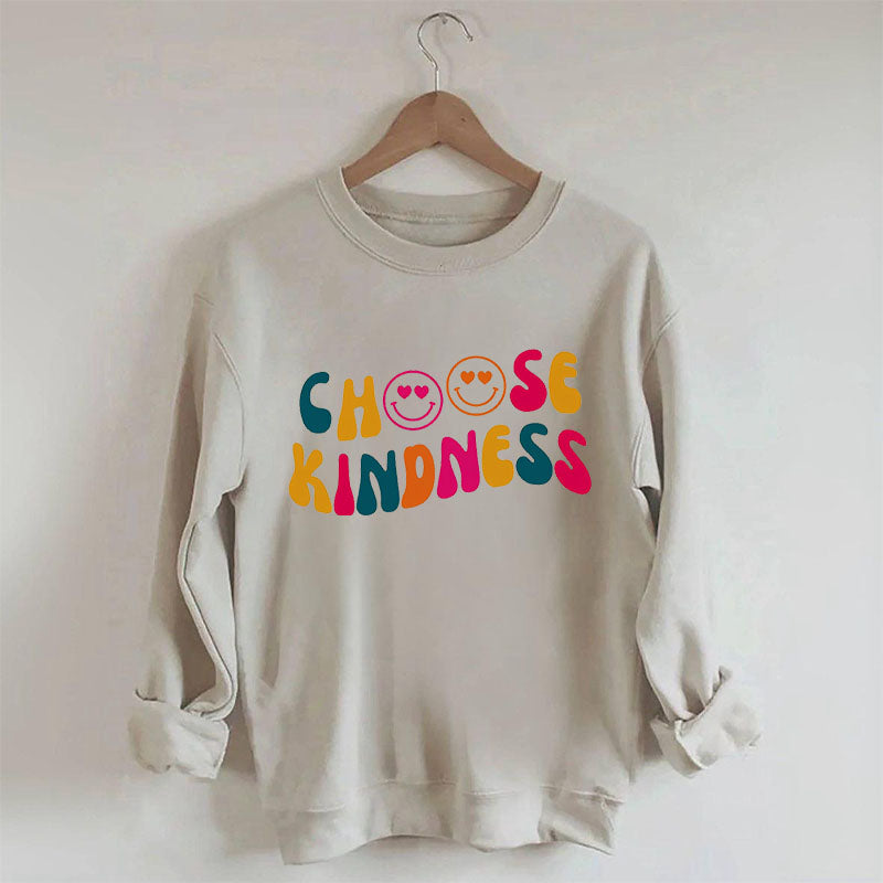 Wählen Sie das Kindness Smiley Face Sweatshirt
