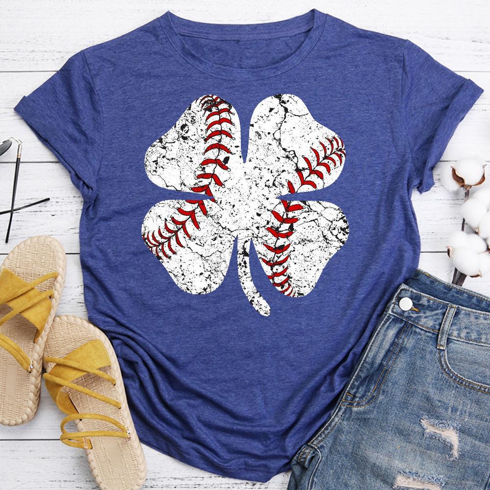 T-shirt trèfle de baseball