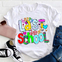 T-shirt Joyeux dernier jour d'enseignant